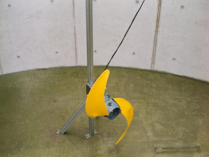 Rührwerk im Belebungsbecken